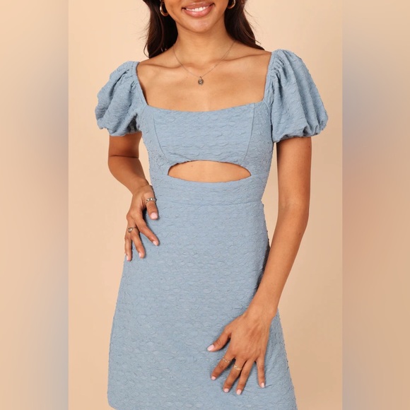NWT Petal + Pup BAXIE MINI DRESS - BLUE - Picture 6 of 12